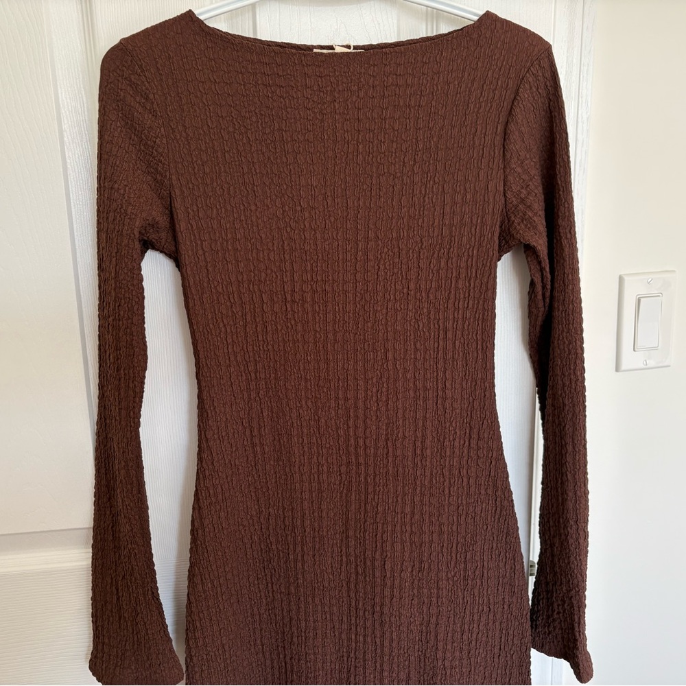 See You Monday Chocolate Maxi Dress - Picture 3 of 4